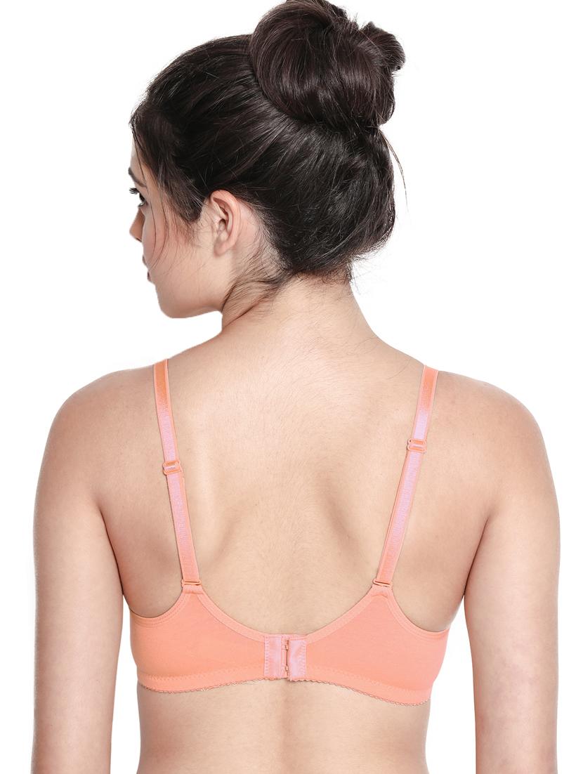 orange cotton tshirt bra - 19740116 - Standard Image - 2