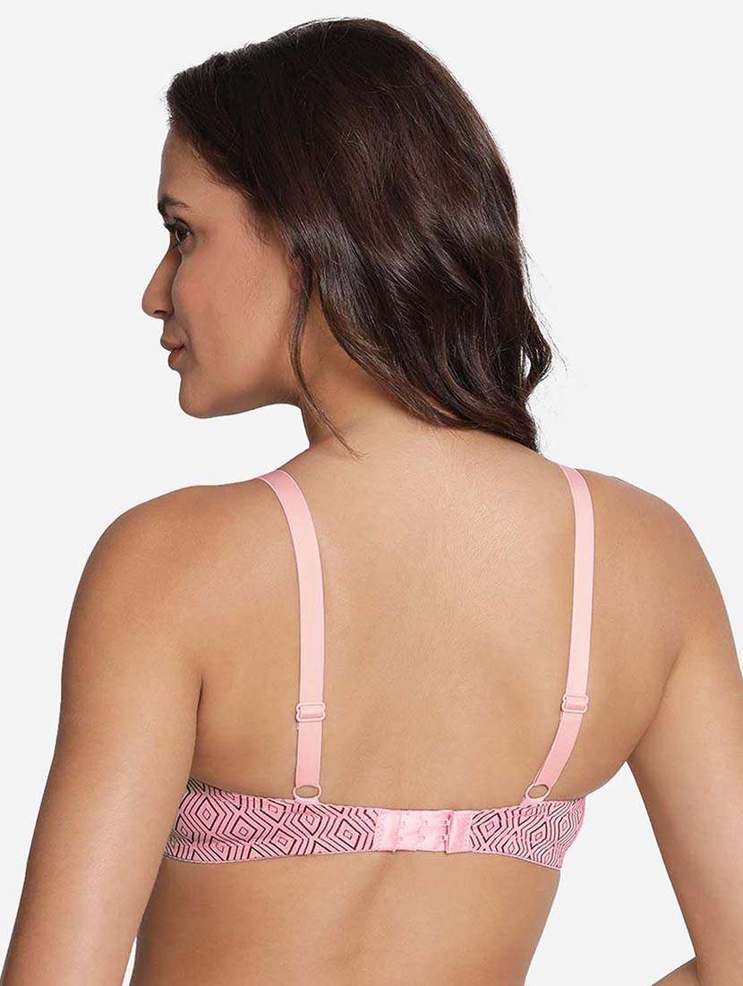 pink nylon tshirt bra - 19740122 -  Standard Image - 2