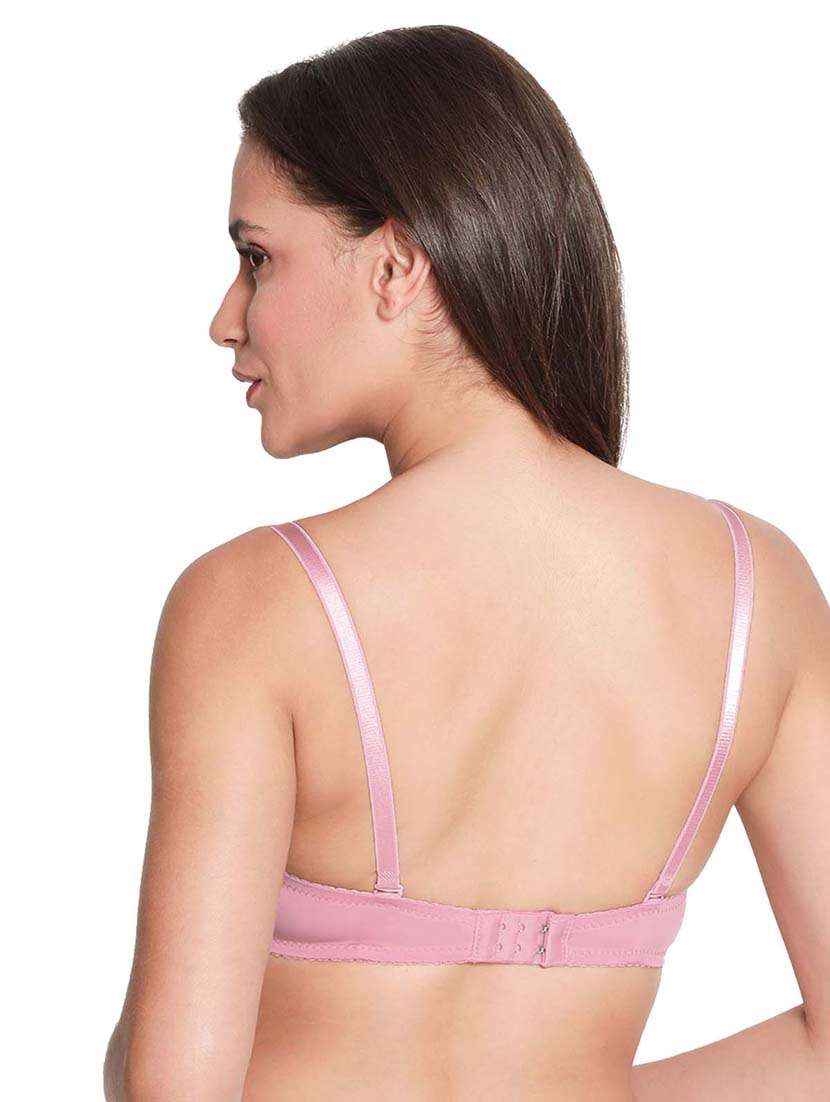 pink nylon tshirt bra - 19740136 -  Standard Image - 2