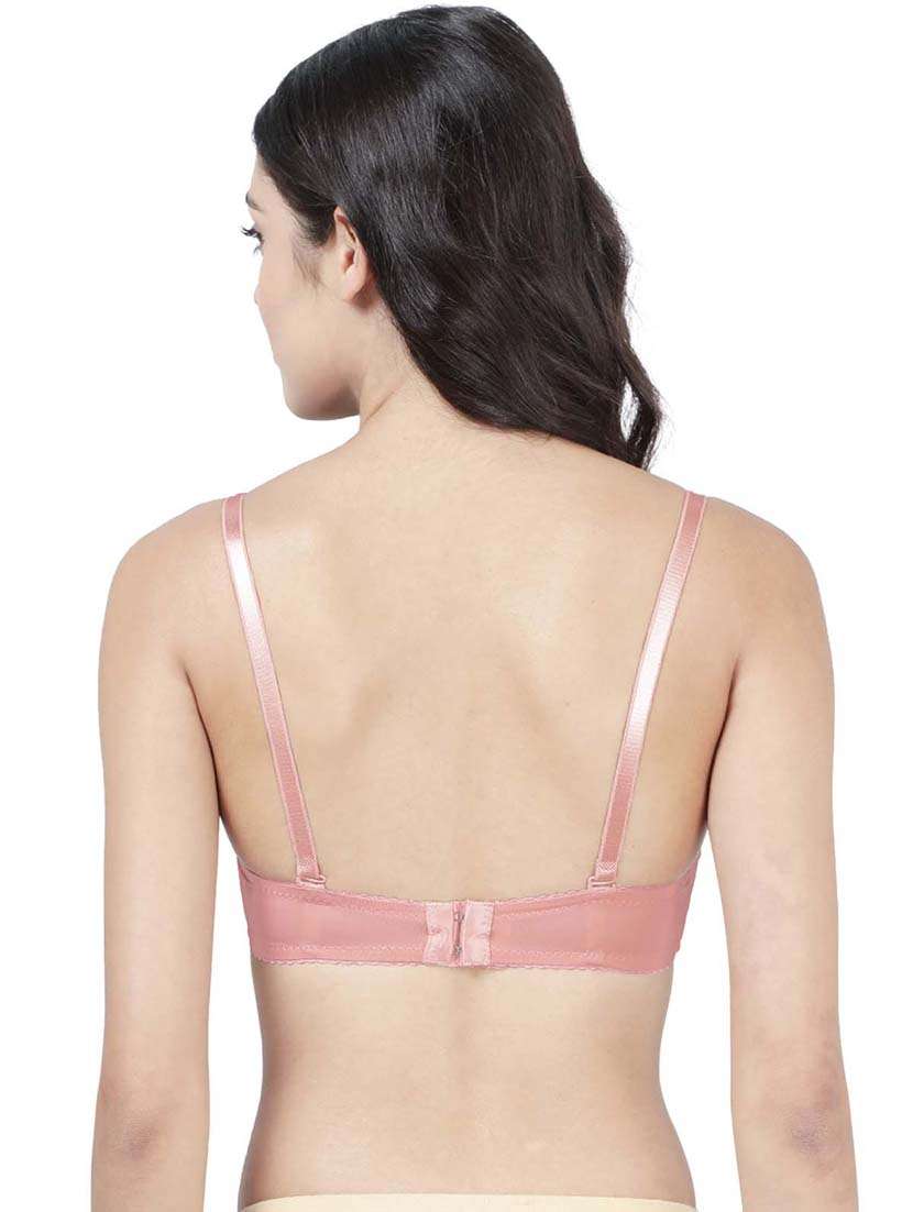 pink nylon balconette bra - 19740140 -  Standard Image - 2