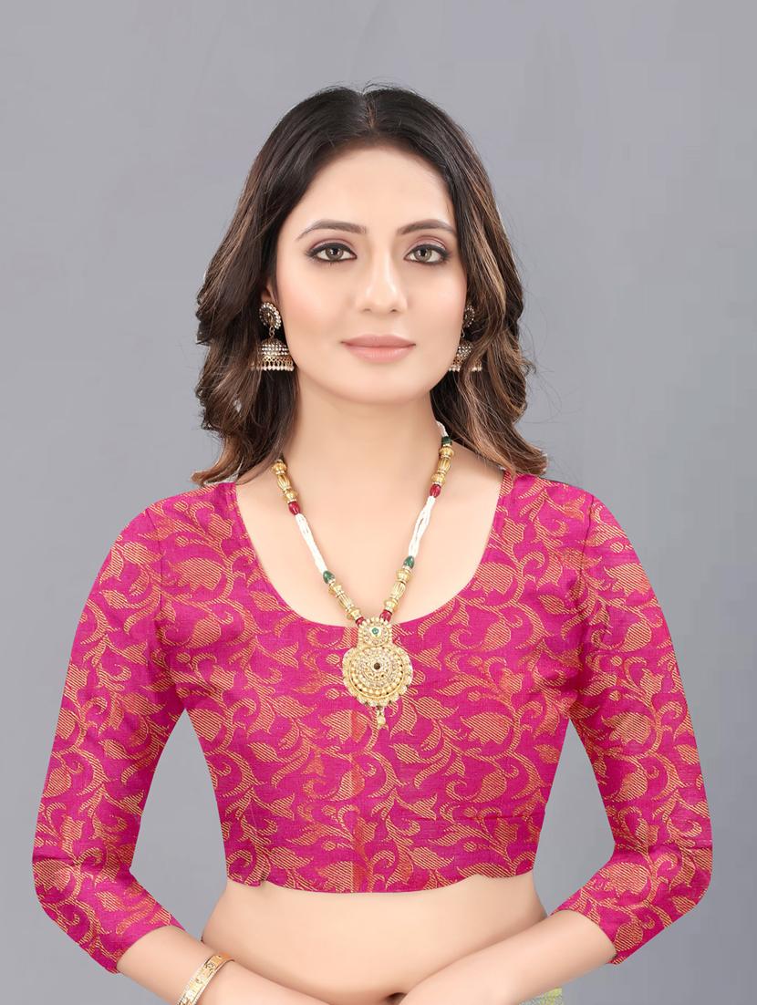 self designed woven saree with blouse - 19741156 - Standard Image - 2