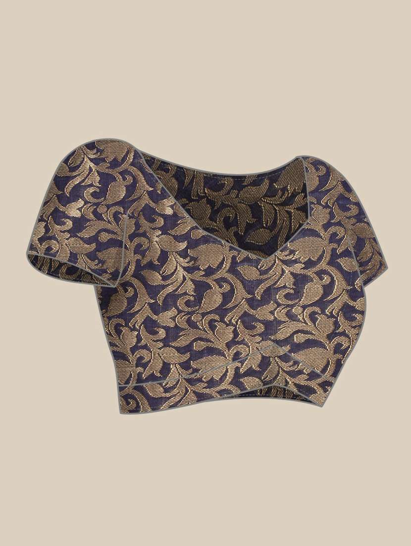 self designed woven saree with blouse - 19741216 -  Standard Image - 2