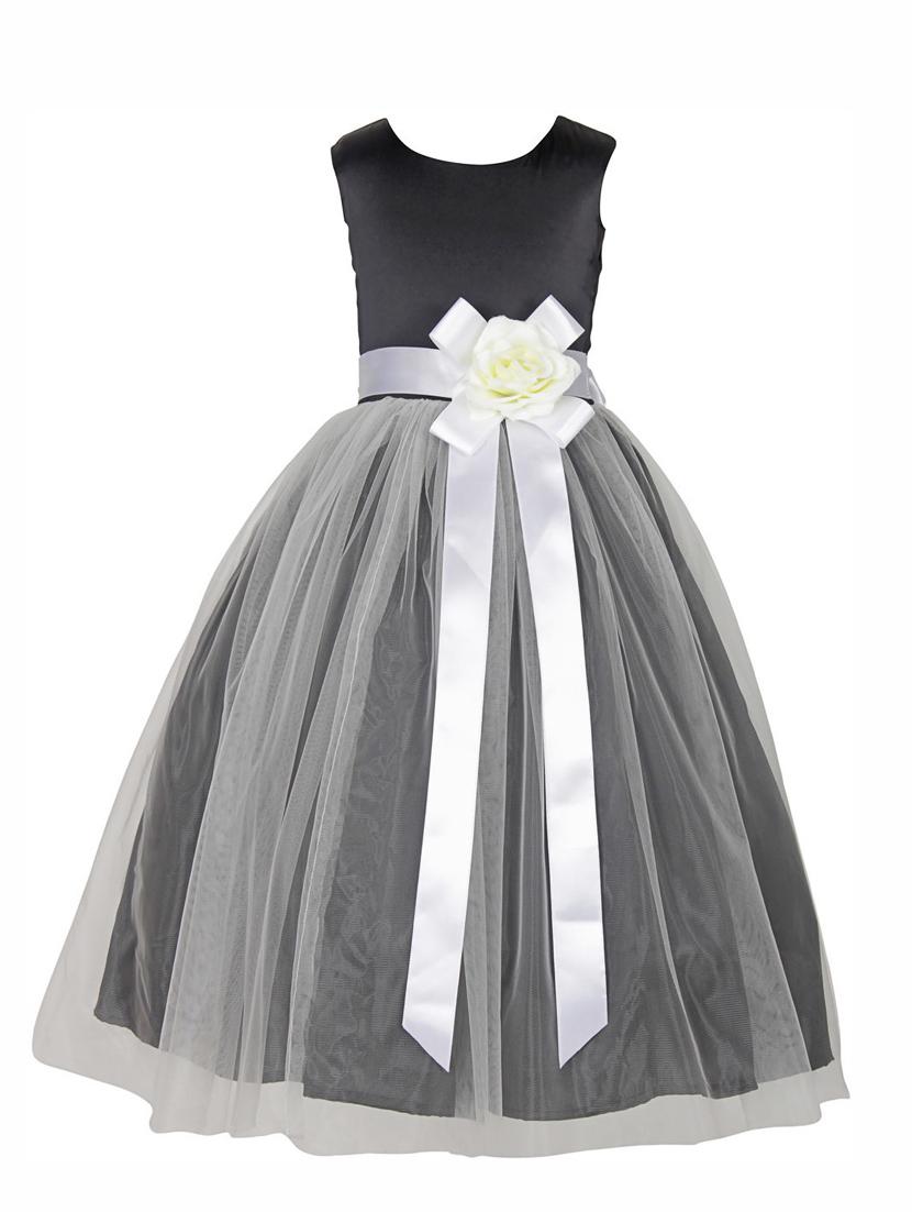 girls round neck sleeveless frock
