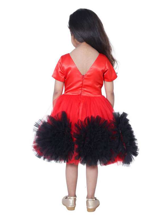 girls round neck short sleeves frock - 19743446 -  Standard Image - 2