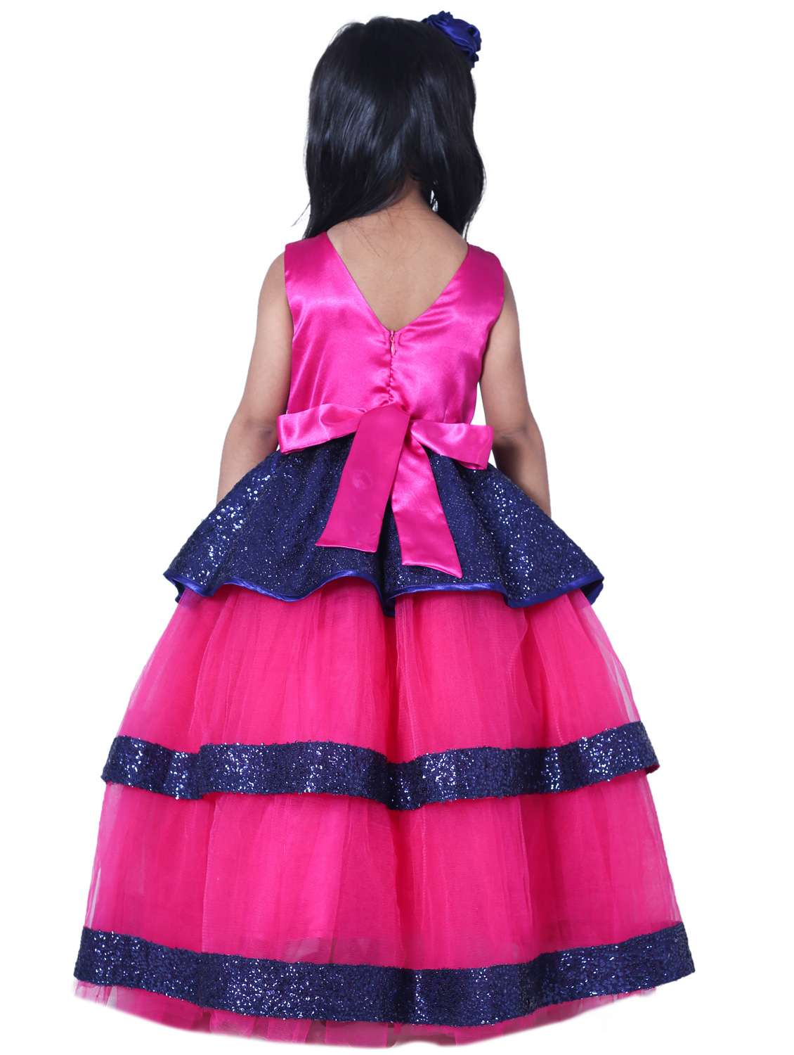 girls round neck sleeveless frock - 19743458 -  Standard Image - 2