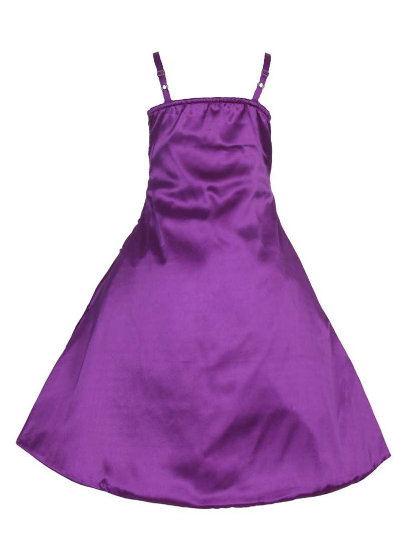 girls shoulder strap sleeveless frock - 19743480 -  Standard Image - 2