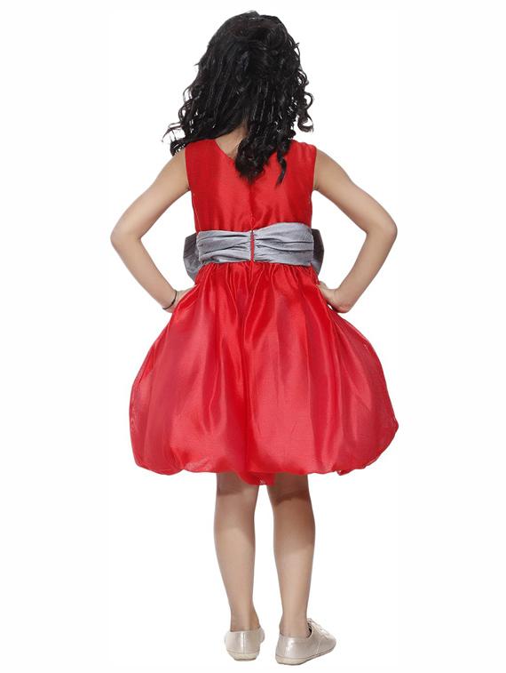 girls round neck sleeveless frock - 19743506 - Standard Image - 2