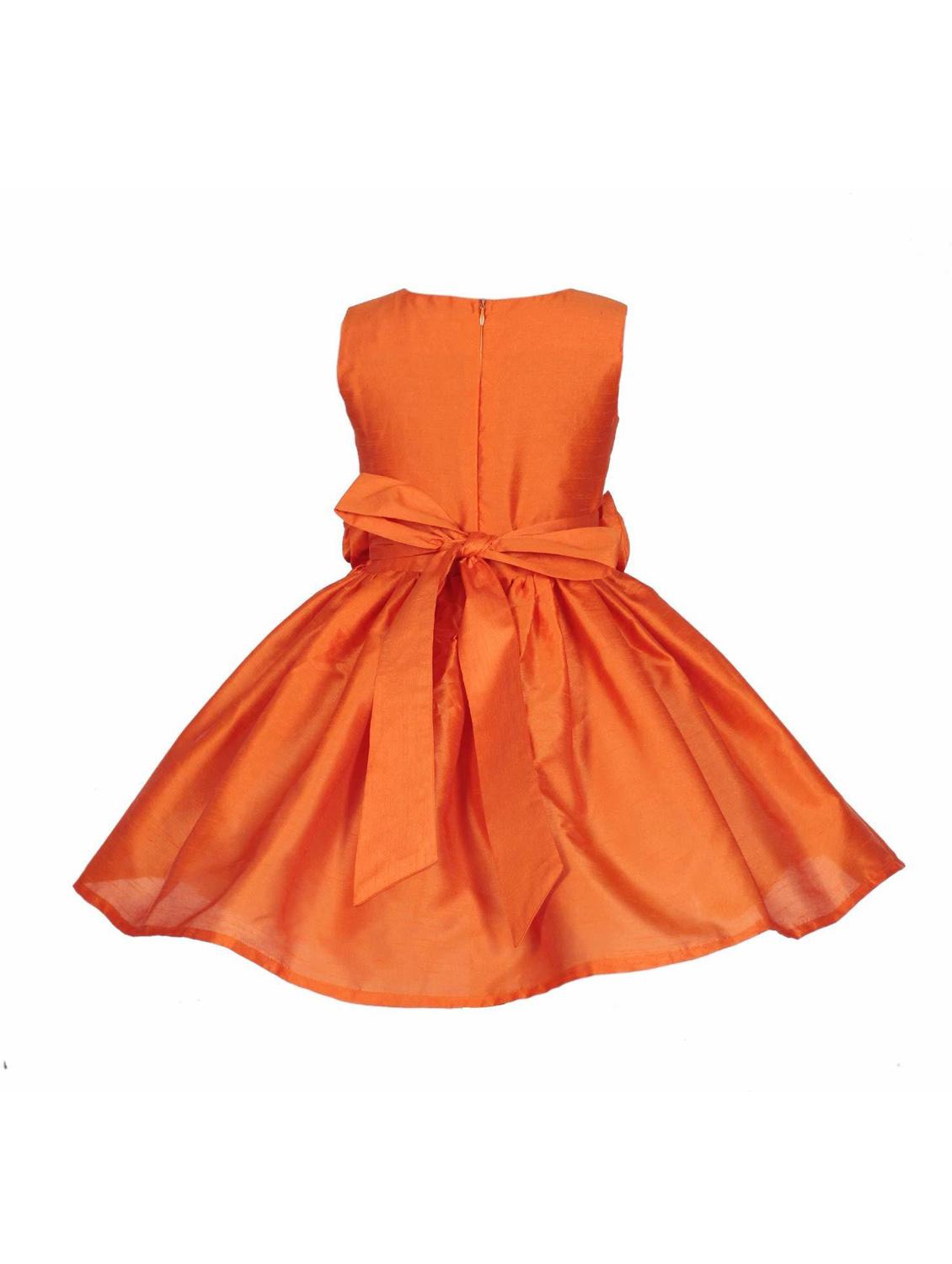 girls square neck sleeveless frock - 19743557 - Standard Image - 2