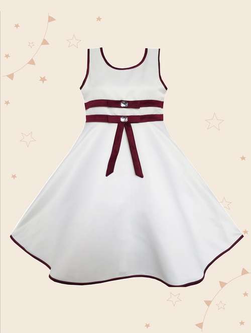 girls round neck sleeveless frock - 19743850 -  Standard Image - 0
