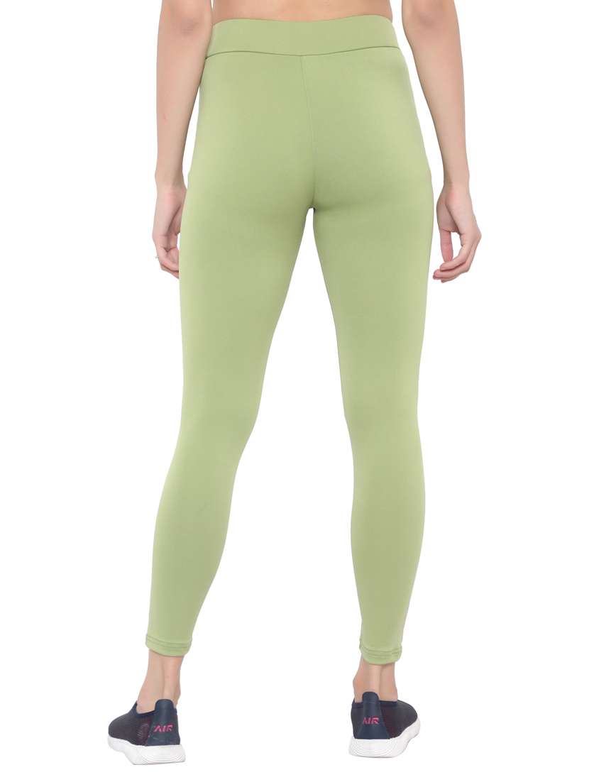 green polyester jeggings - 19745800 -  Standard Image - 2