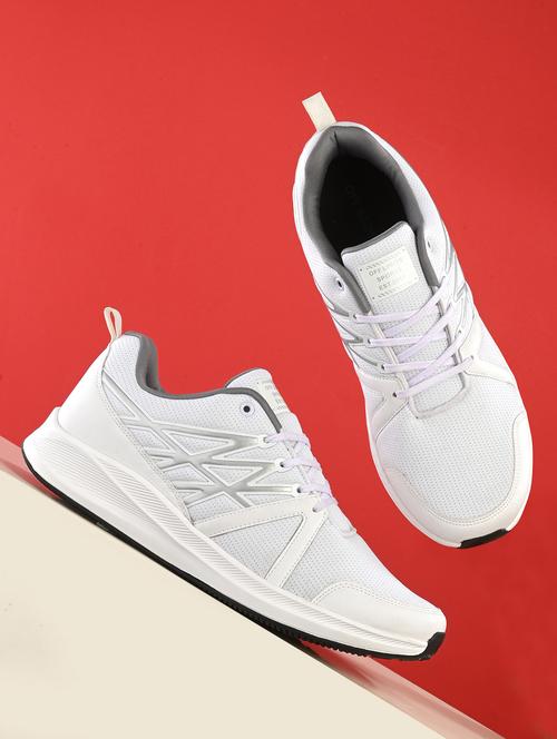 white synthetic sport shoe - 19747226 -  Standard Image - 0
