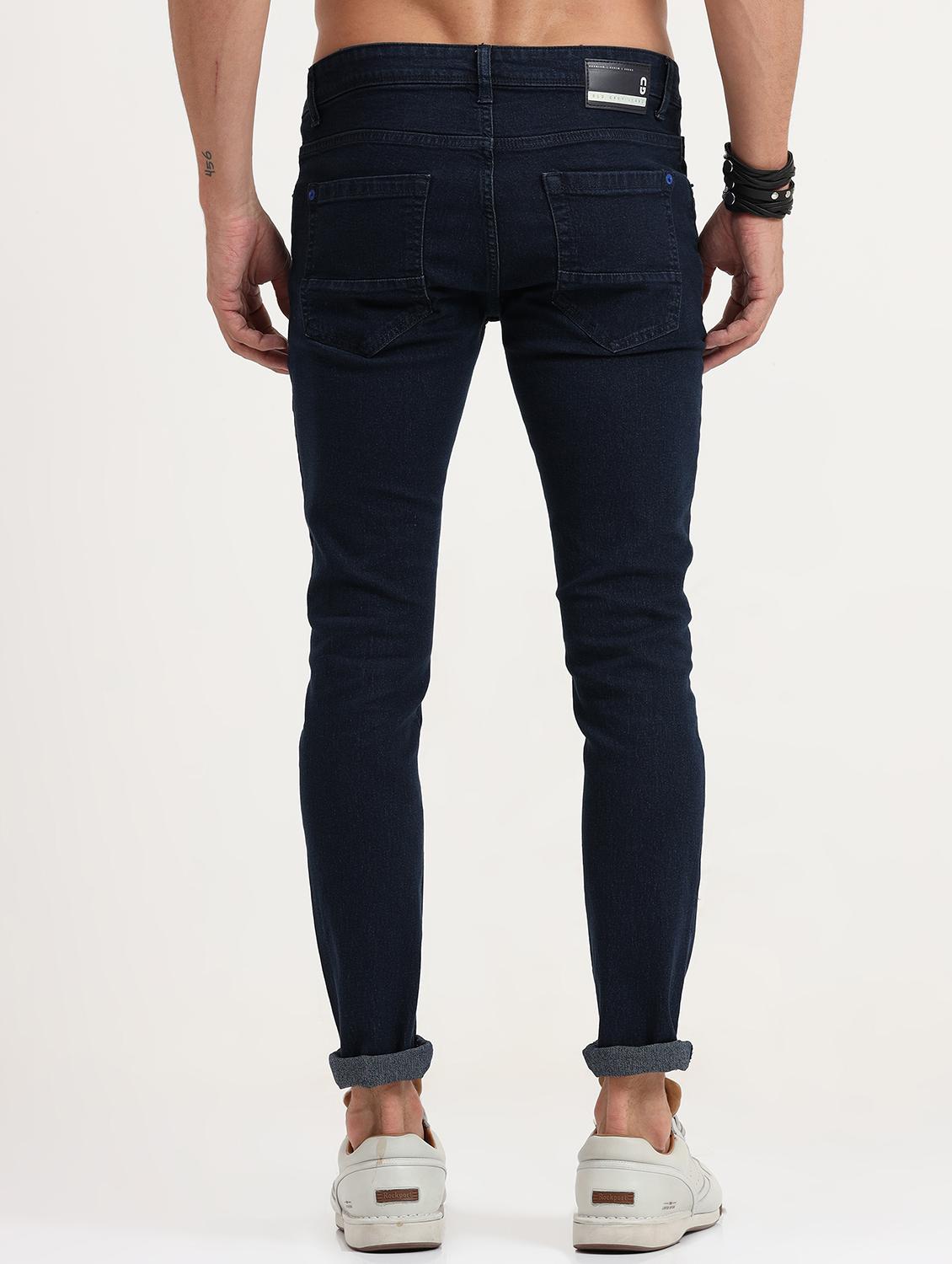 mens skinny fit plain jeans - 19751421 - Standard Image - 2