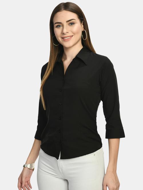solids crepe regular shirt - 19751469 -  Standard Image - 0