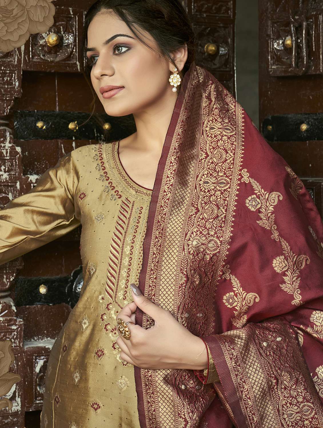 woven unstitched suits - 19754807 - Standard Image - 2