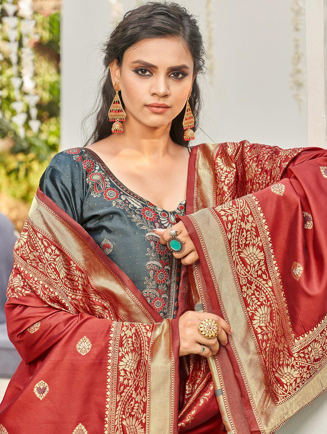 woven unstitched suits - 19754817 - Standard Image - 2