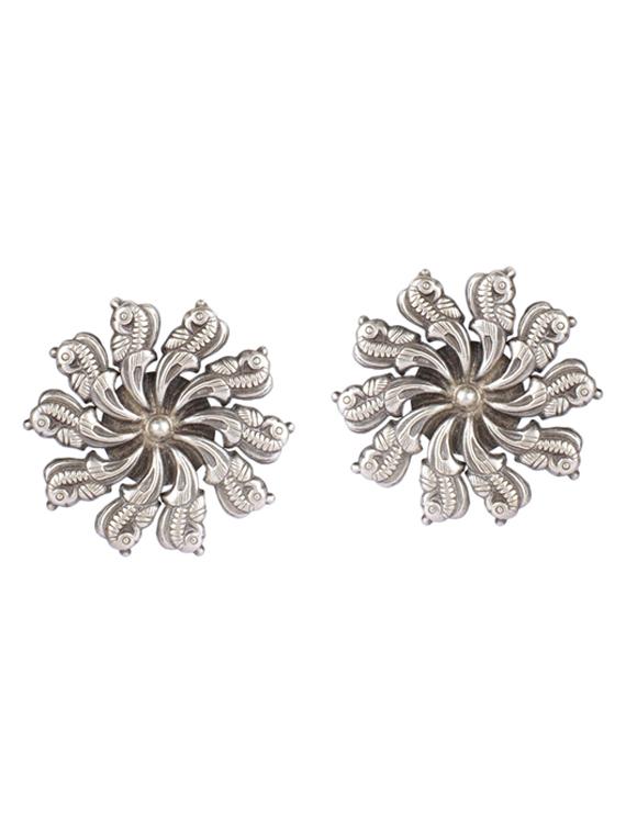 silver studs earring - 19754987 -  Zoom Image - 0