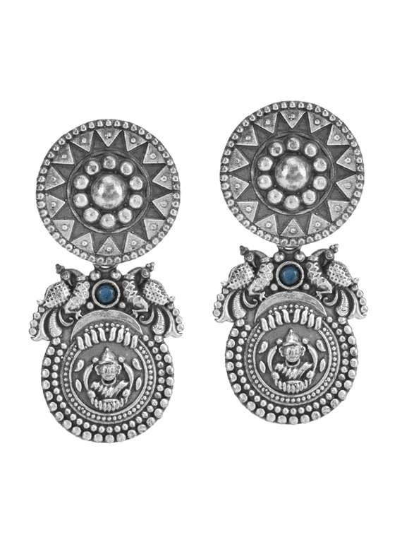 silver drop earring