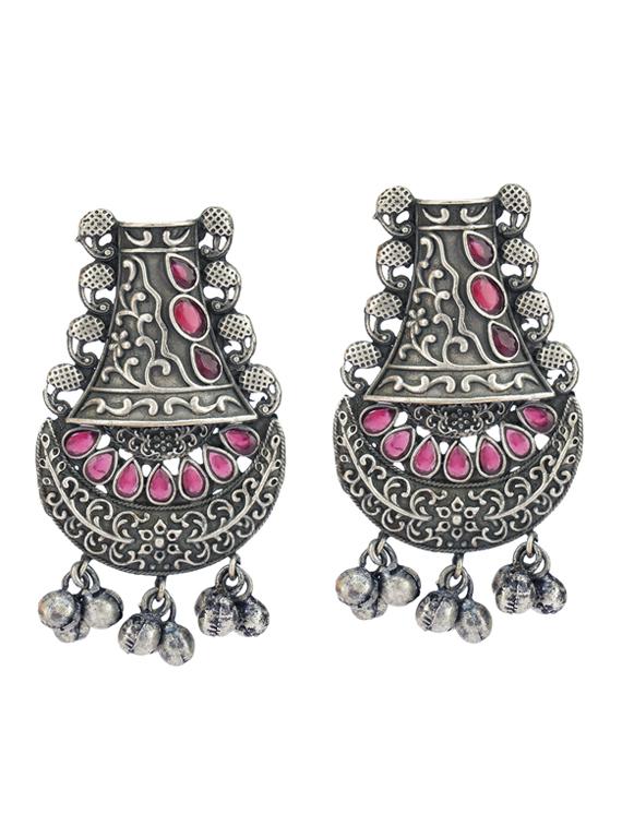silver drop earring - 19755005 - Zoom Image - 0