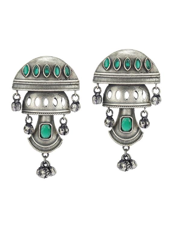 silver drop earring - 19755007 -  Zoom Image - 0
