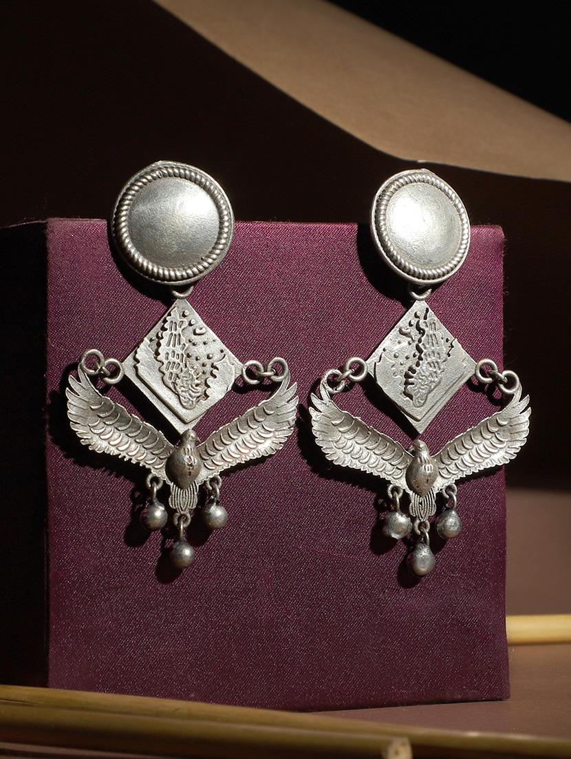 silver brass studs earring - 19755048 - Zoom Image - 0
