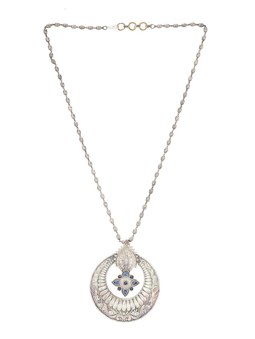 blue brass long necklace - 19755176 - Standard Image - 2