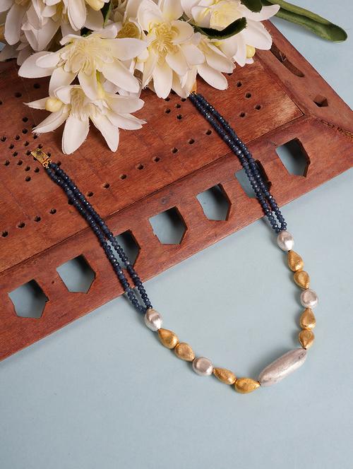 multi colored brass long necklace - 19755186 -  Standard Image - 0