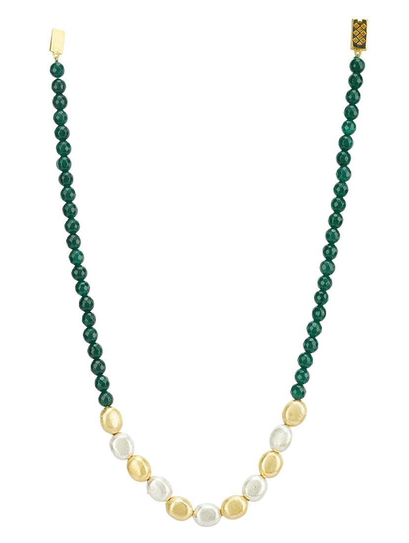 green brass long necklace - 19755187 - Standard Image - 2