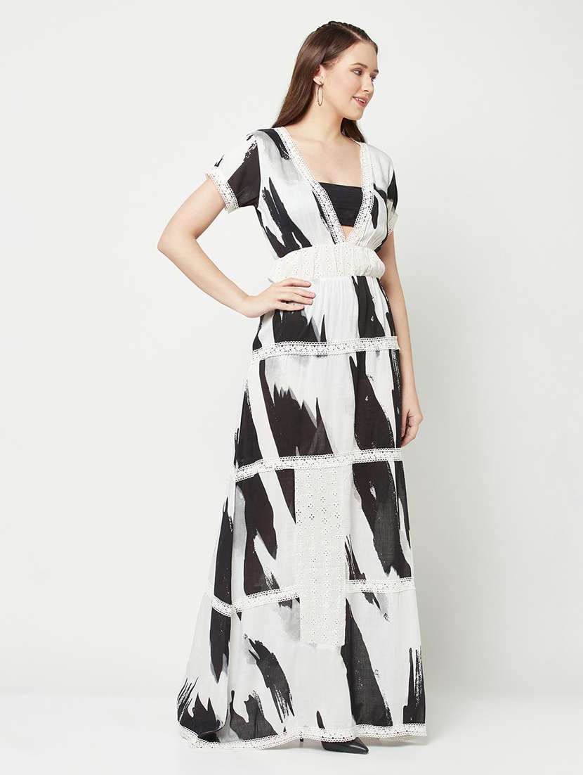 women's fit & flare tie & dye dress - 19755379 -  Standard Image - 2