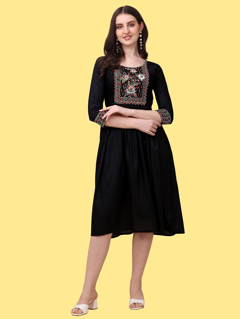 self design a-line dress - 19755932 - Standard Image - 2