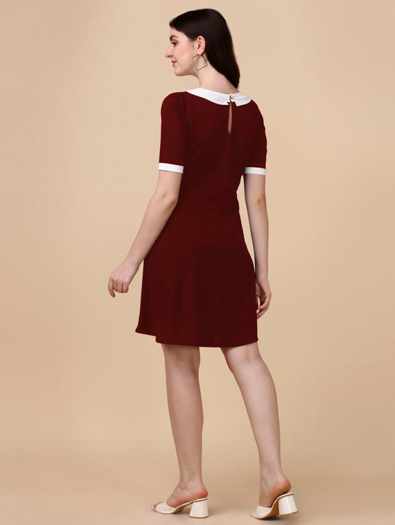 red hosiery aline dress - 19755969 - Standard Image - 2