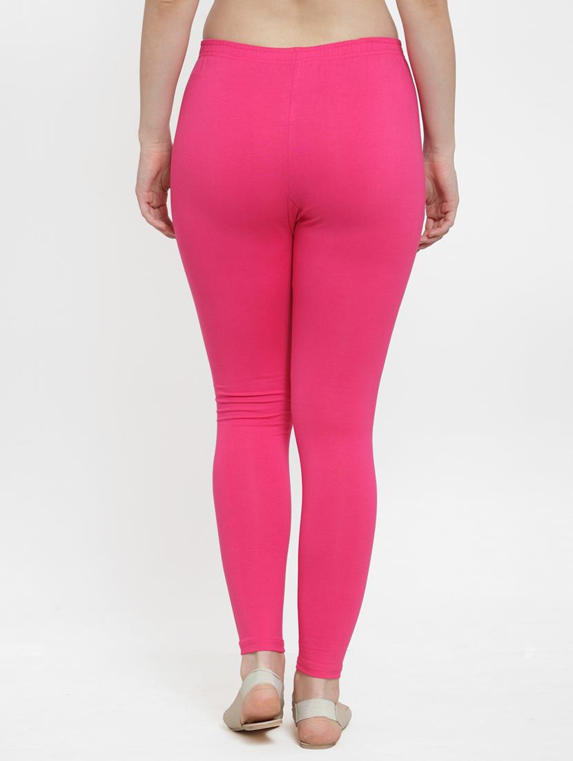 pink cotton lycra leggings - 19756647 - Standard Image - 2