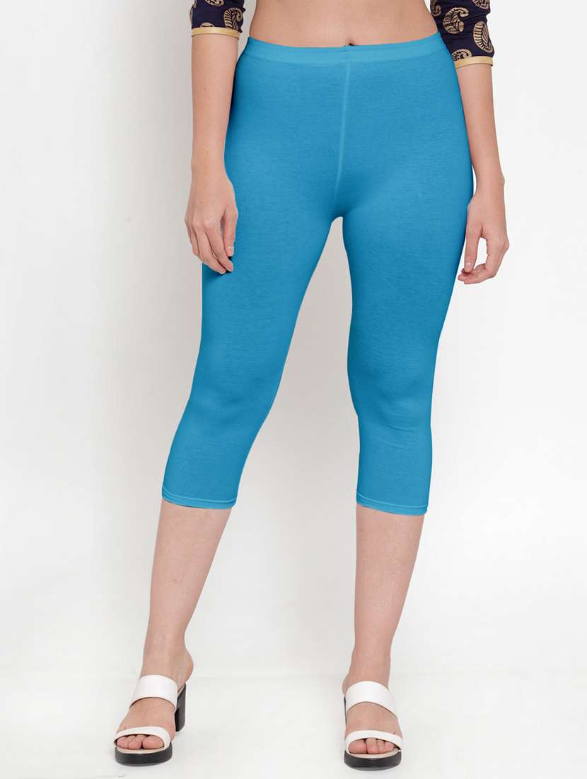 pack of 3 solid capri leggings  - 19757387 -  Standard Image - 2