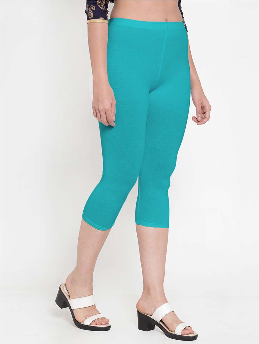 pack of 2 solid capri leggings  - 19757460 -  Standard Image - 2