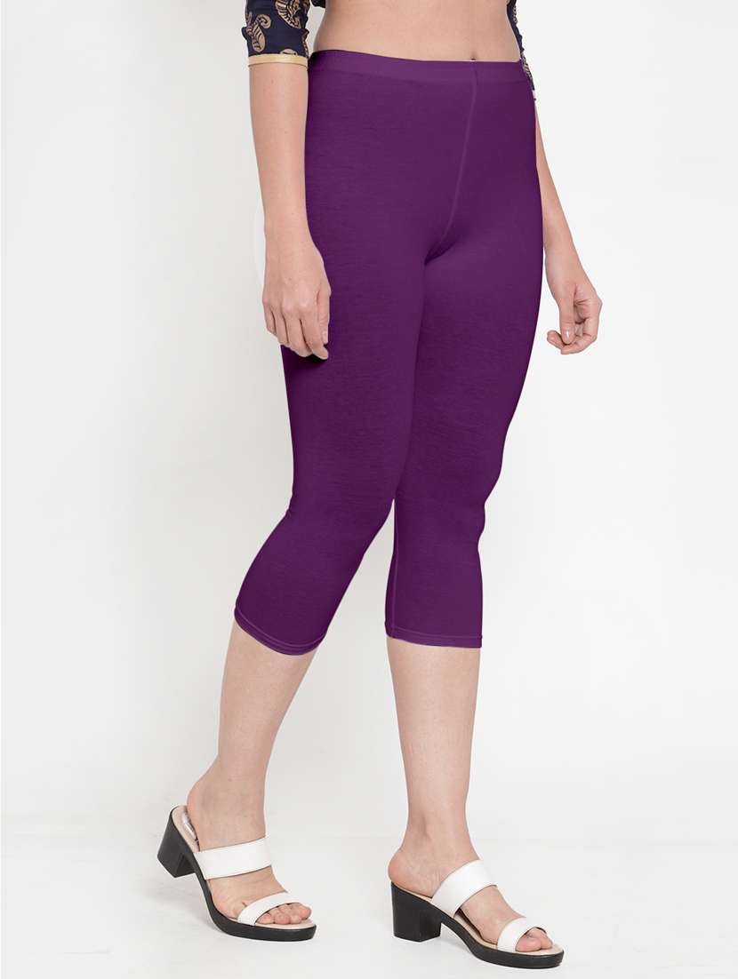 pack of 2 solid capri leggings - 19757507 - Standard Image - 2