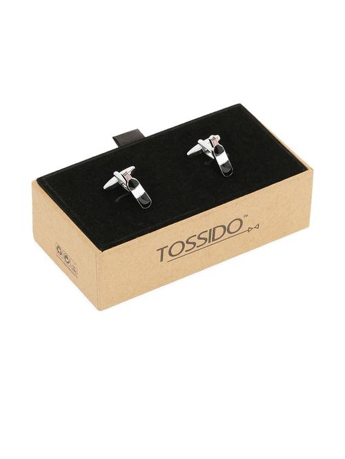 black metal cufflink - 19761318 - Standard Image - 0