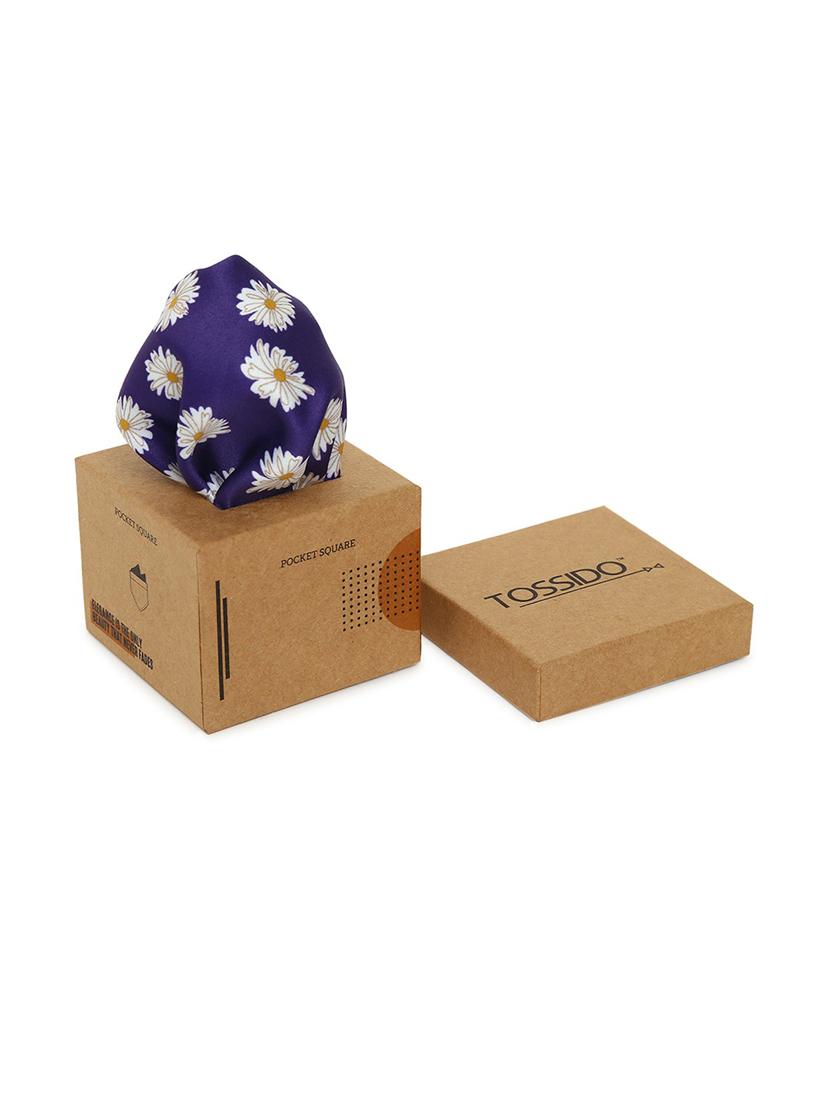 tossido printed pocket square - 19762190 - Standard Image - 2