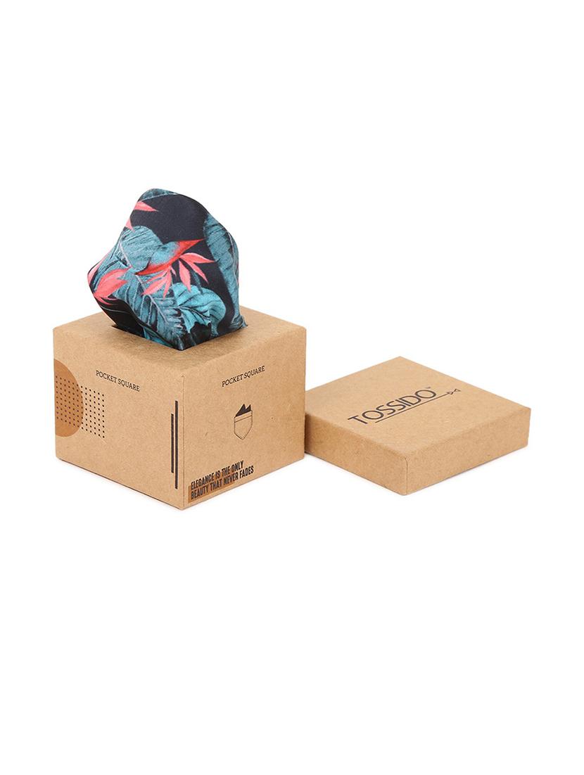 tossido printed pocket square - 19762199 - Standard Image - 2