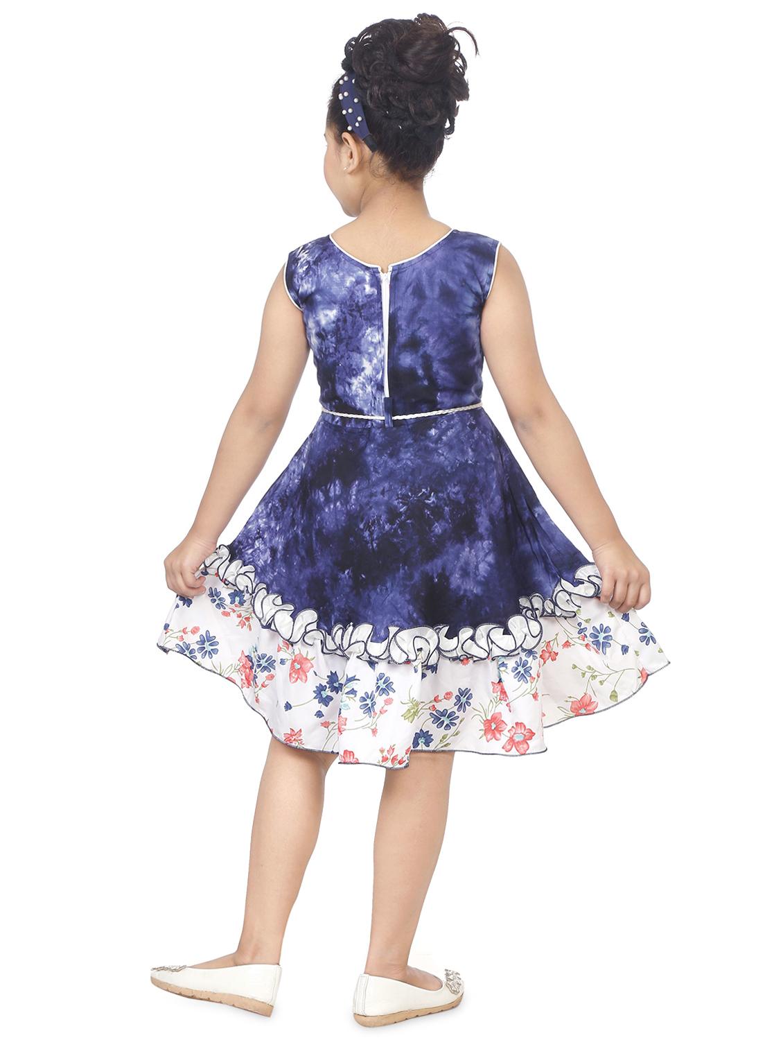 girls round neck sleeveless frock - 19765819 - Standard Image - 2