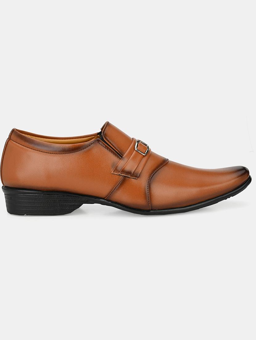 tan solid formal slip on - 19765824 - Standard Image - 2