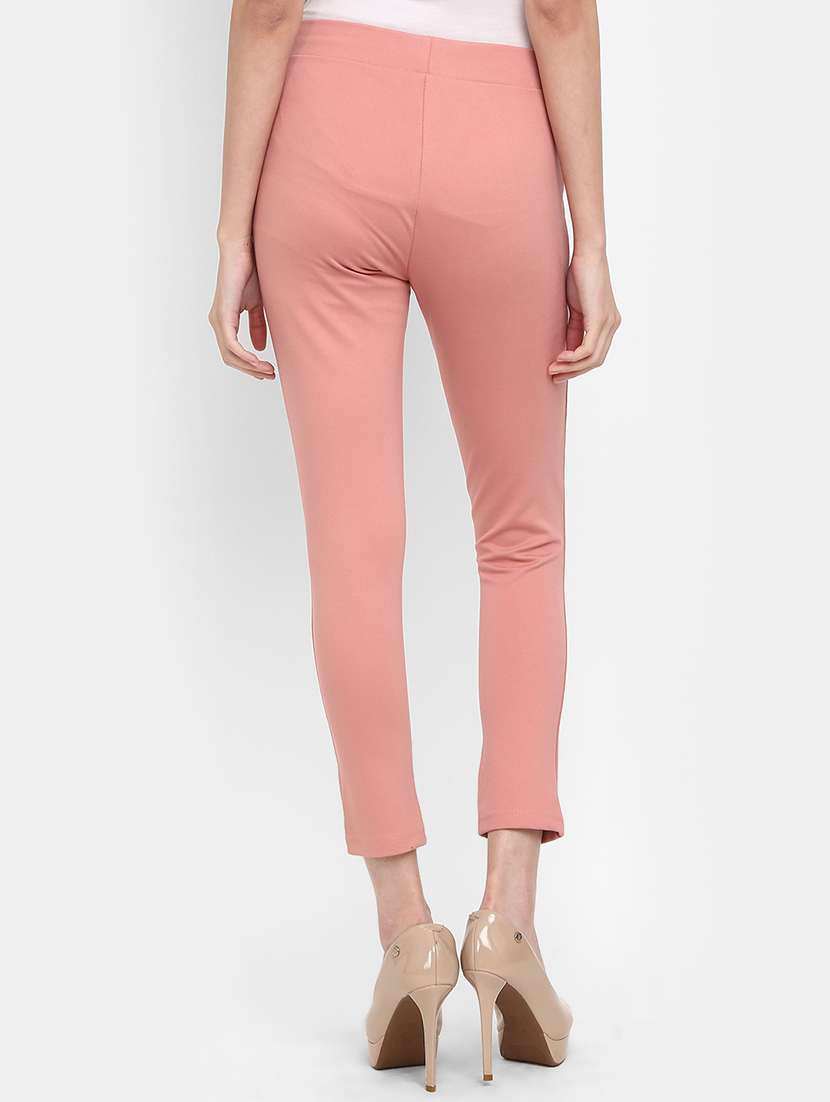 girls mid-rise solid ankle length jeggings - 19766528 -  Standard Image - 2