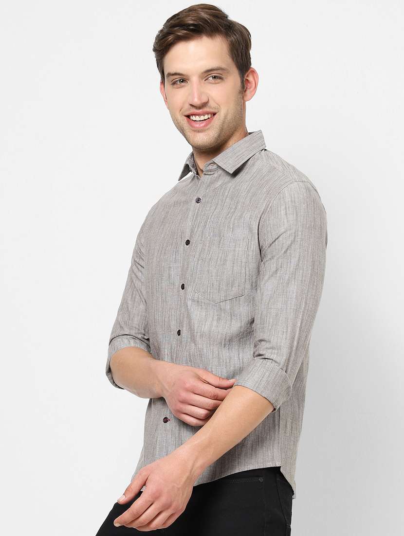 mens solid casual shirt - 19766569 -  Standard Image - 2