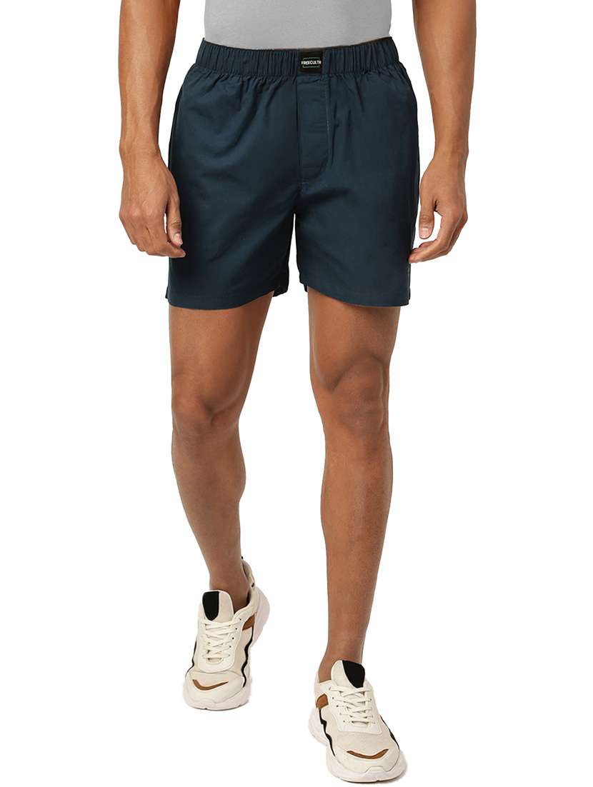 mid rise solid boxers