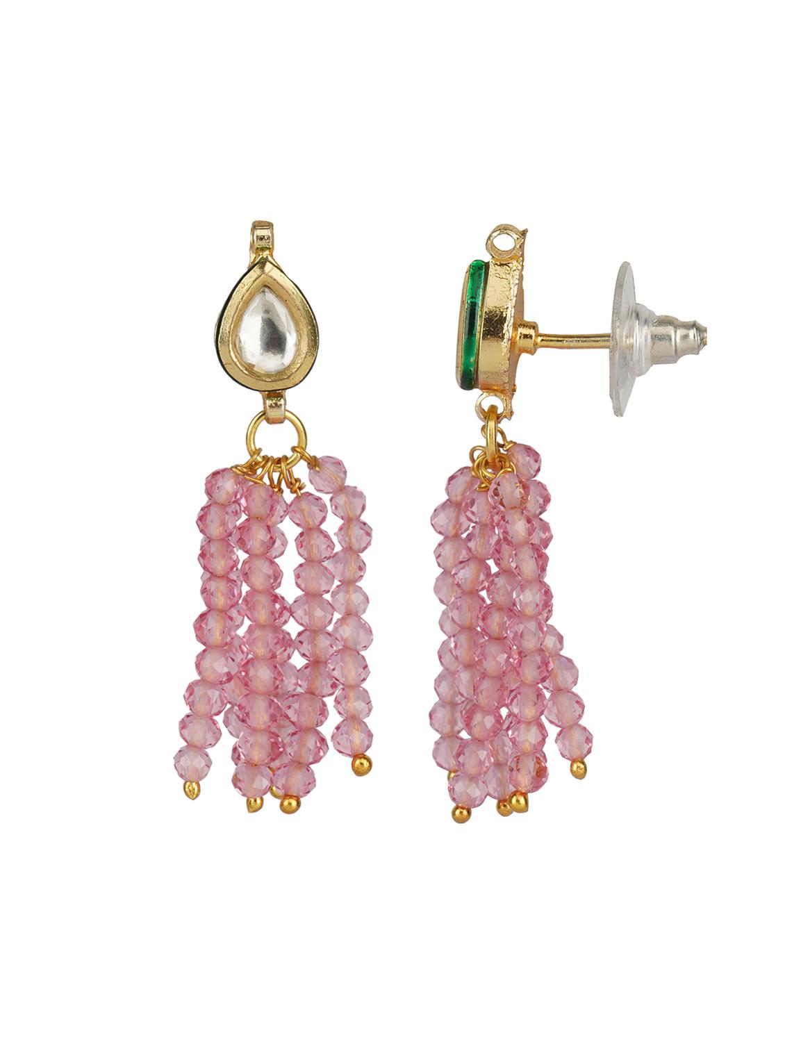 matte gold brass earrings - 19768452 - Standard Image - 2