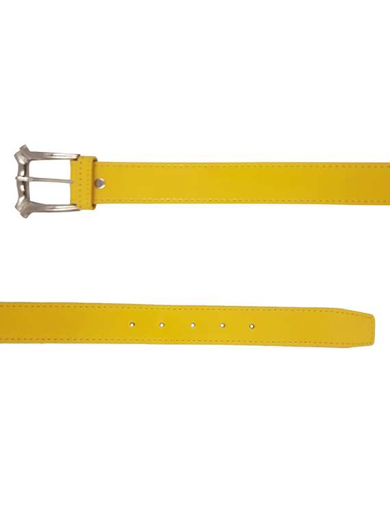 yellow faux leather belt - 19770317 -  Standard Image - 2