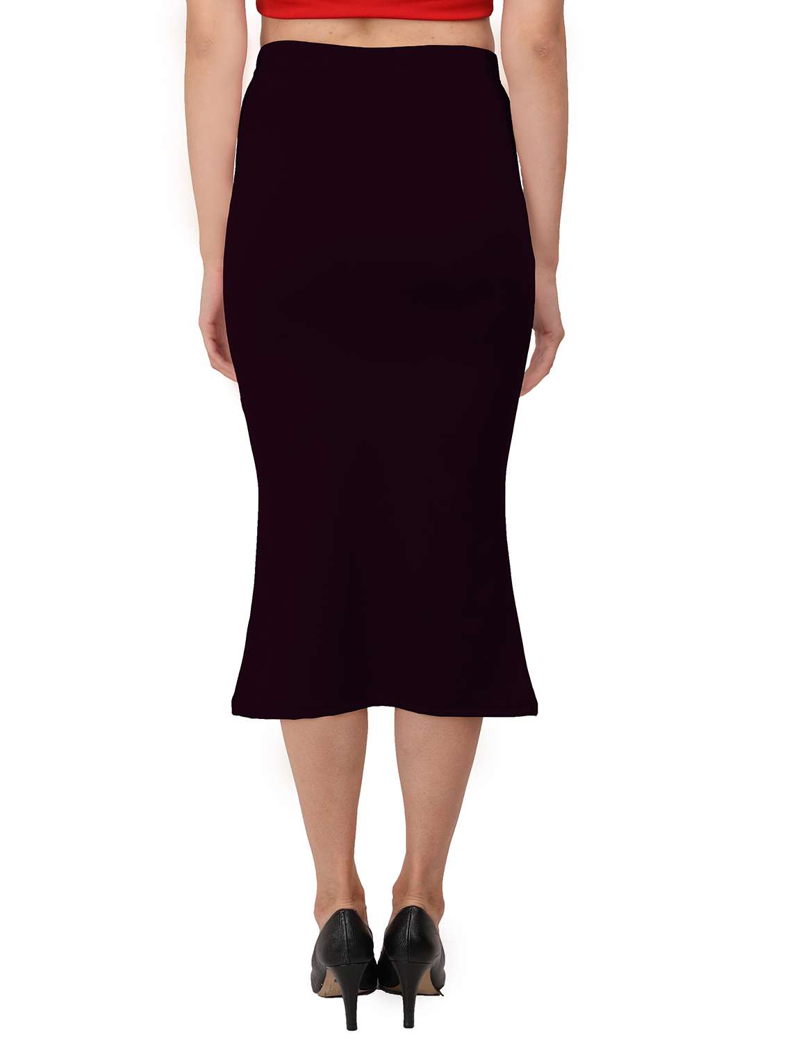 brown lycra pencil skirt - 19770845 -  Standard Image - 2