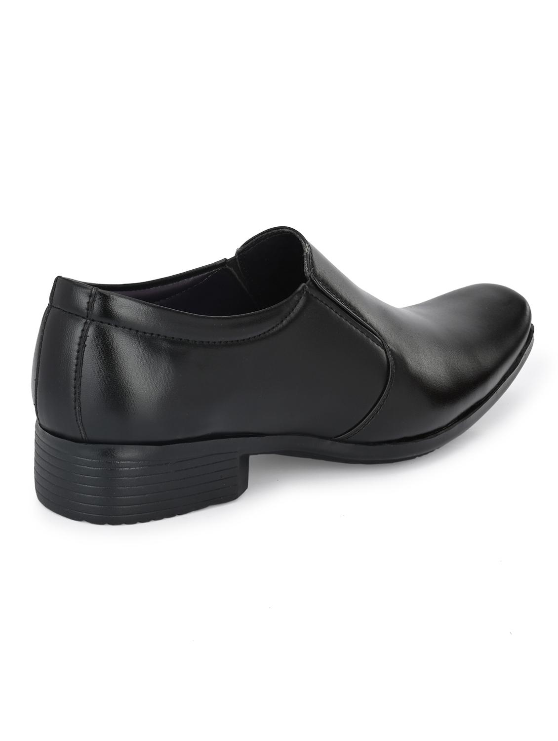 black slip on formal shoes - 19771561 - Standard Image - 2