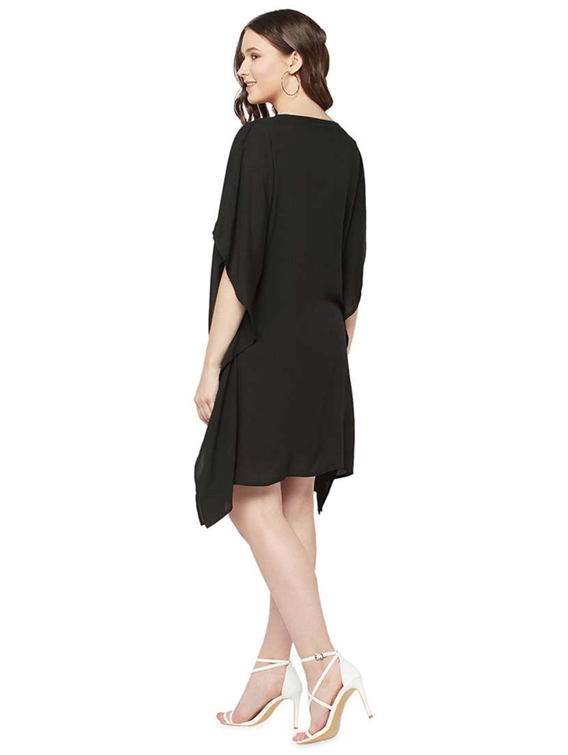 women's asymmetric mini dress - 19772525 - Standard Image - 2