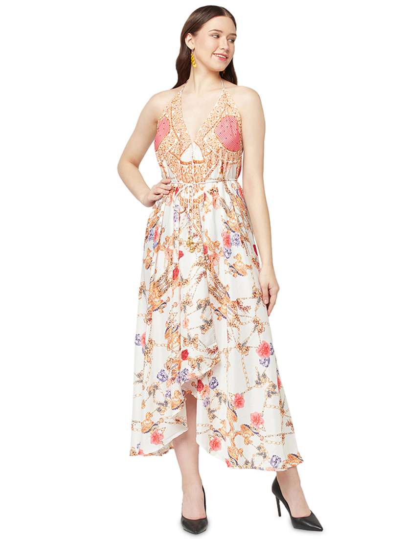 women's asymmetric paisley dress - 19772537 -  Zoom Image - 0