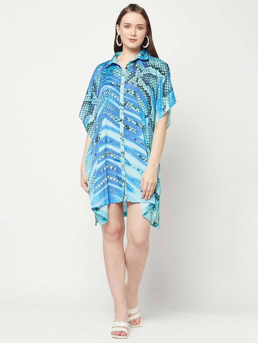 women's asymmetric polka dots dress