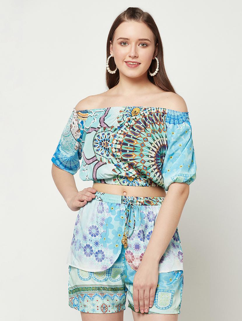 women's crop off shoulder top - 19772560 - Zoom Image - 0
